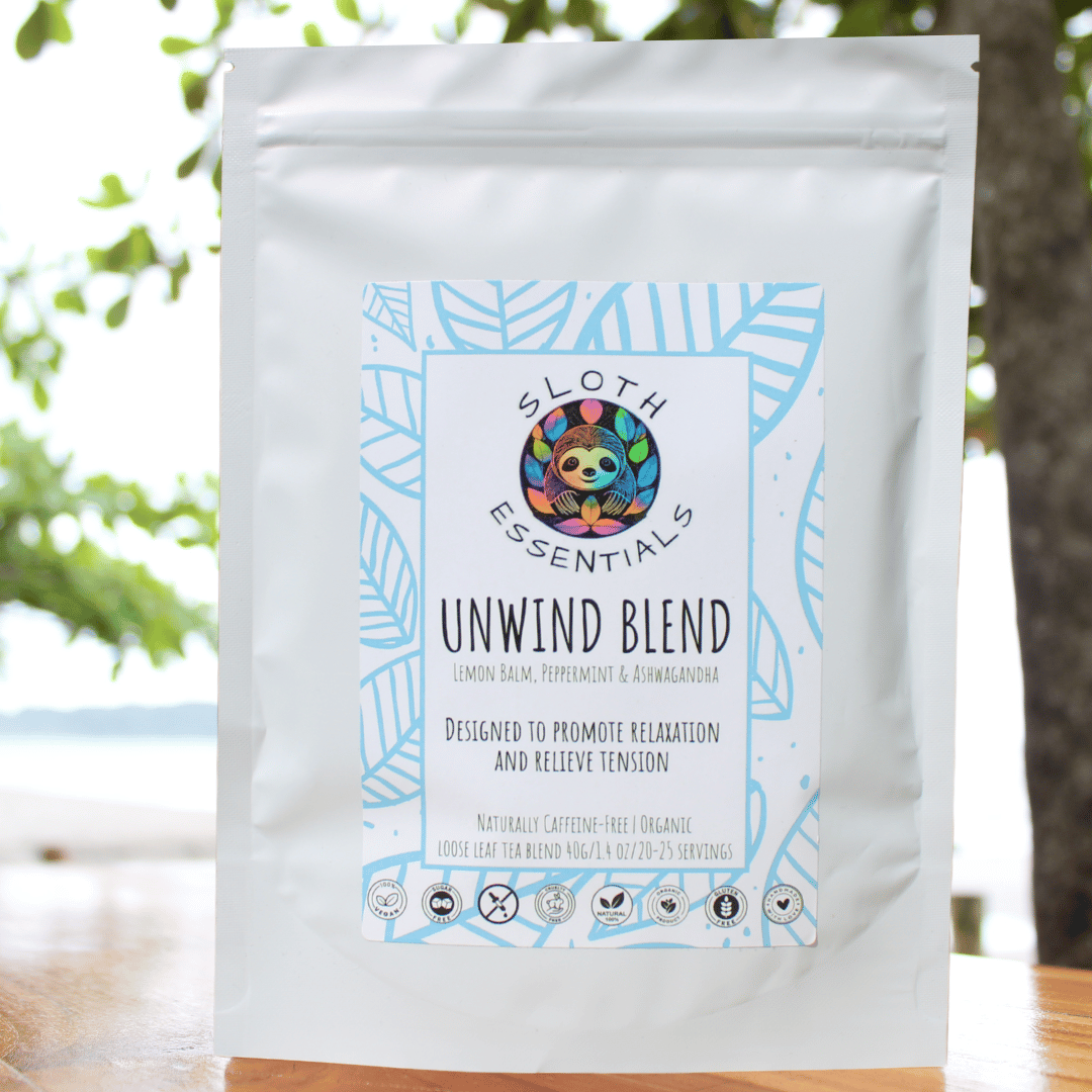 Sloth Unwind Tea Blend – Organic Herbal Tea – SLOTH ESSENTIALS