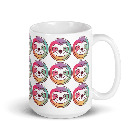 15 oz Color Sloth Mug