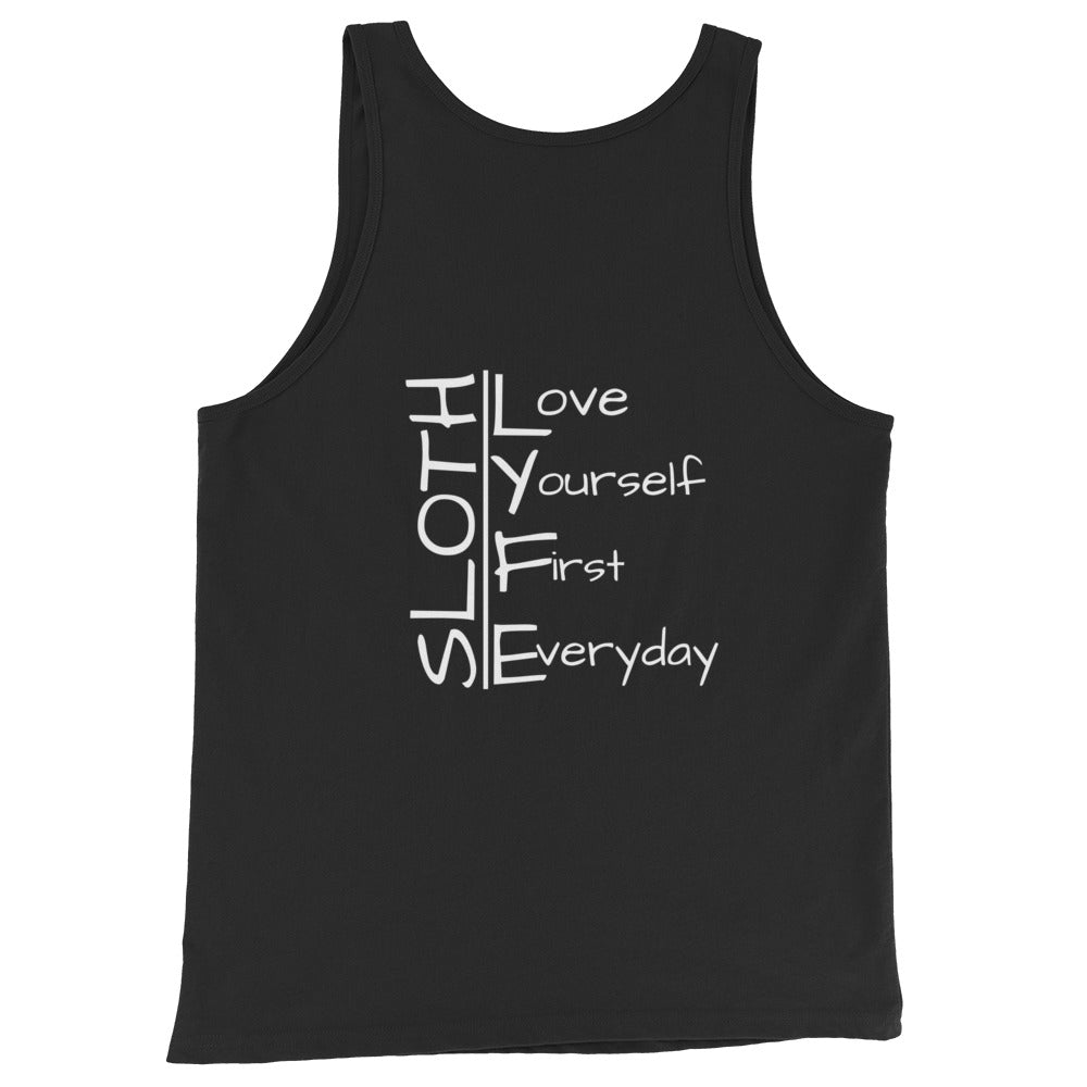 Sloth LYFE BW Logo Tank Top
