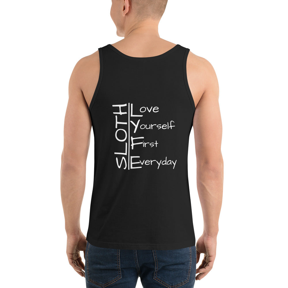 Sloth LYFE BW Logo Tank Top