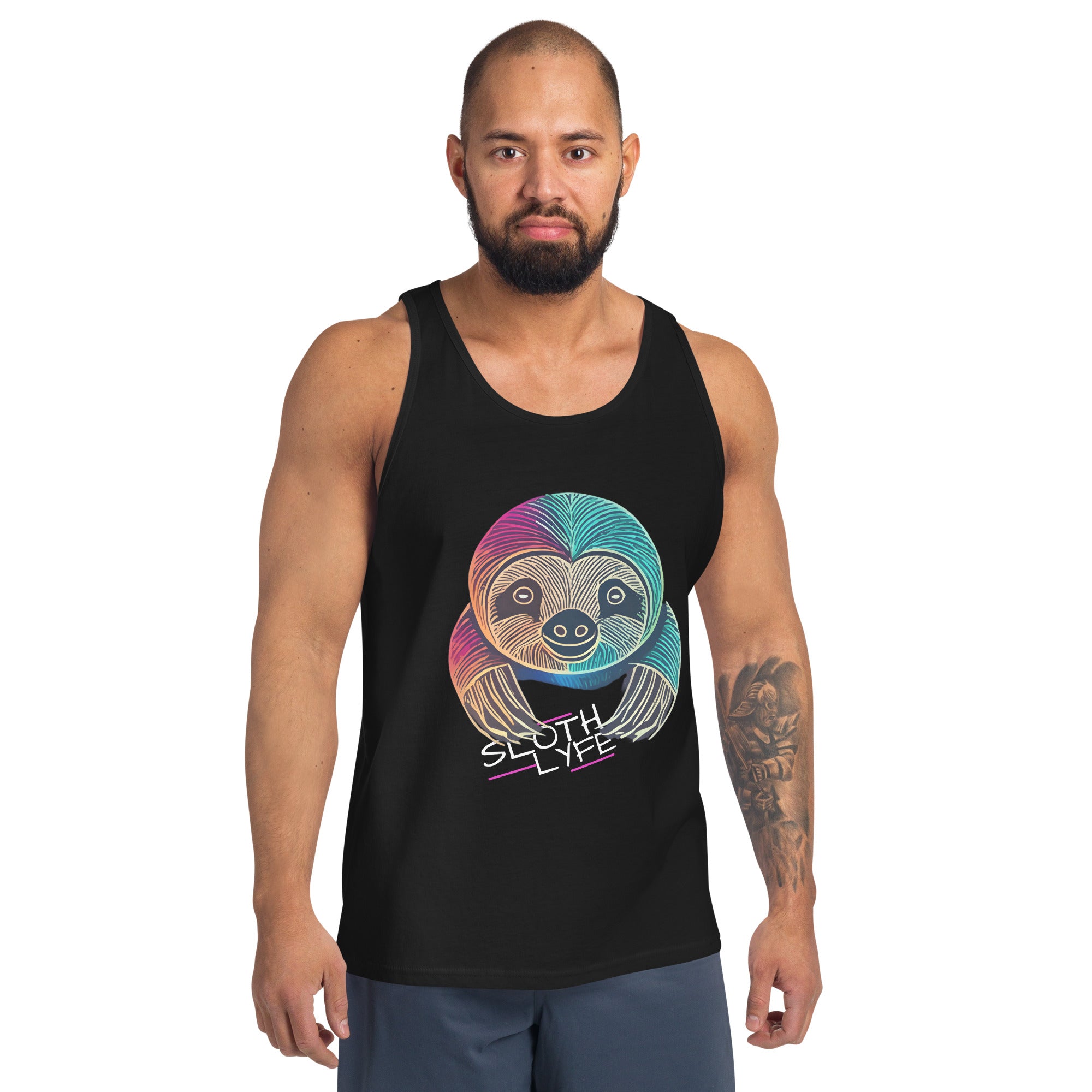 Sloth LYFE Color Logo Tank Top