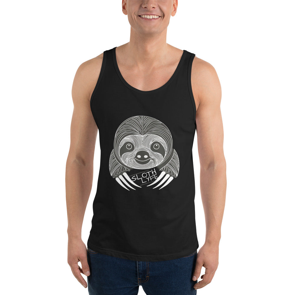 Sloth LYFE BW Logo Tank Top