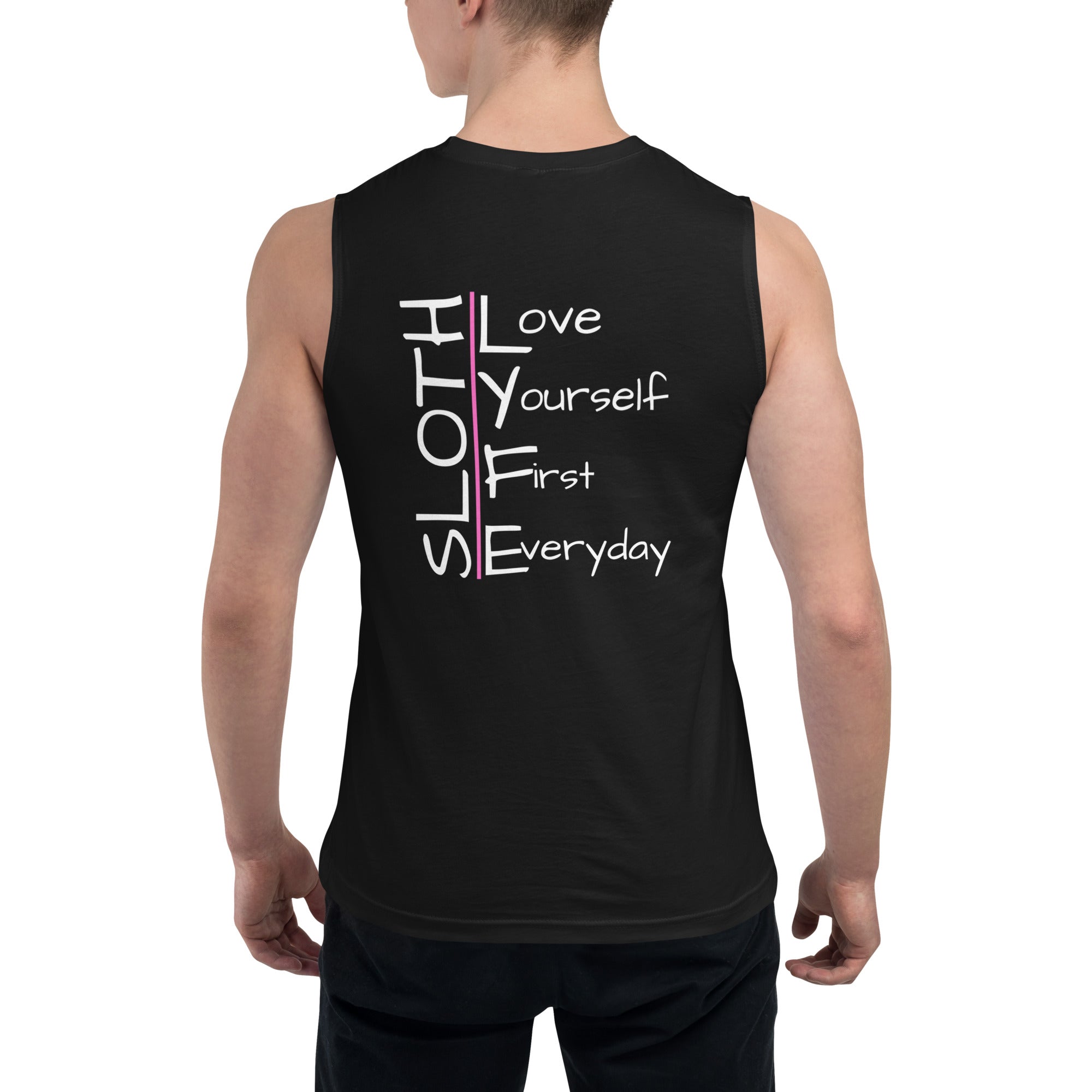 Sloth LYFE Color Logo Muscle Shirt