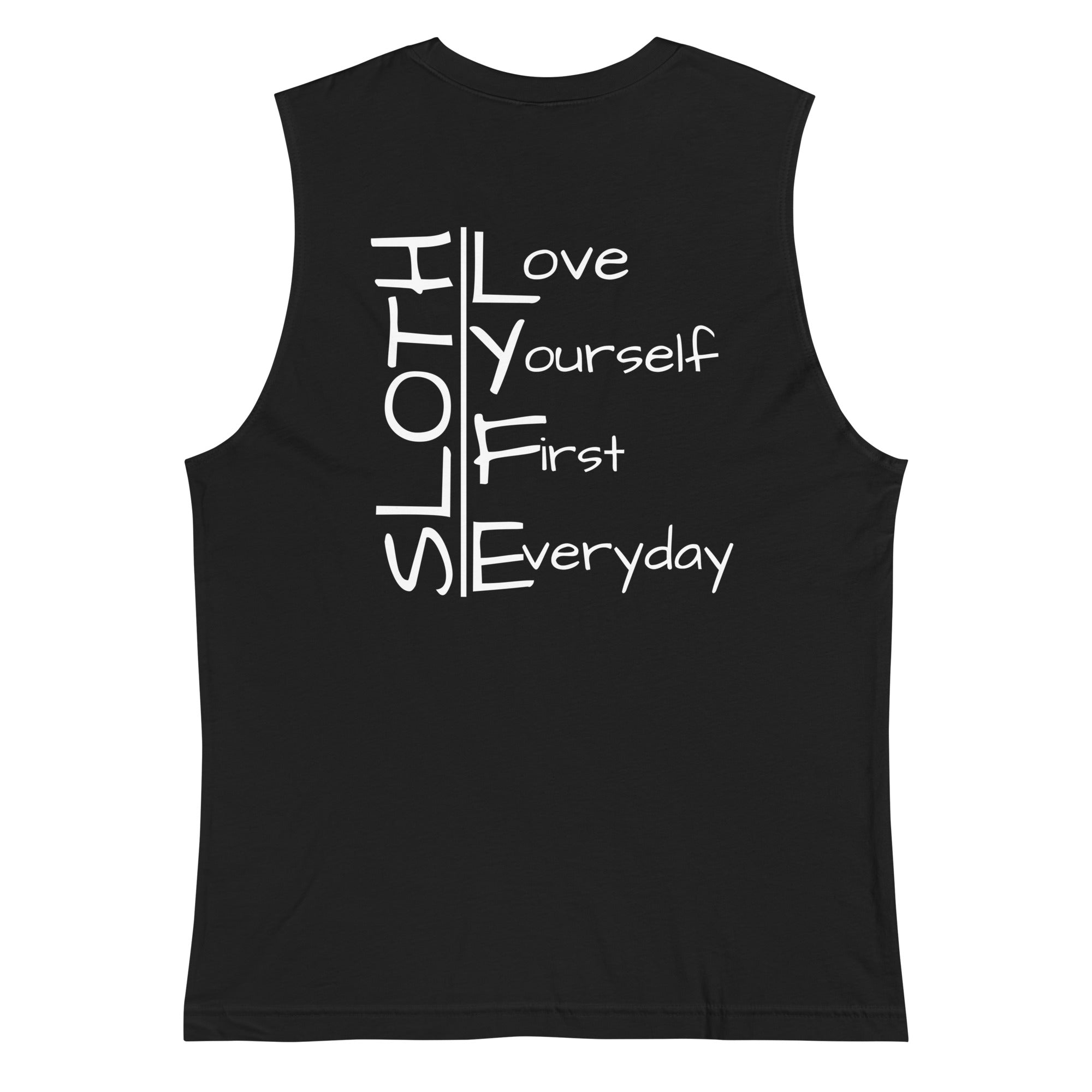 Sloth LYFE BW Logo Muscle Shirt