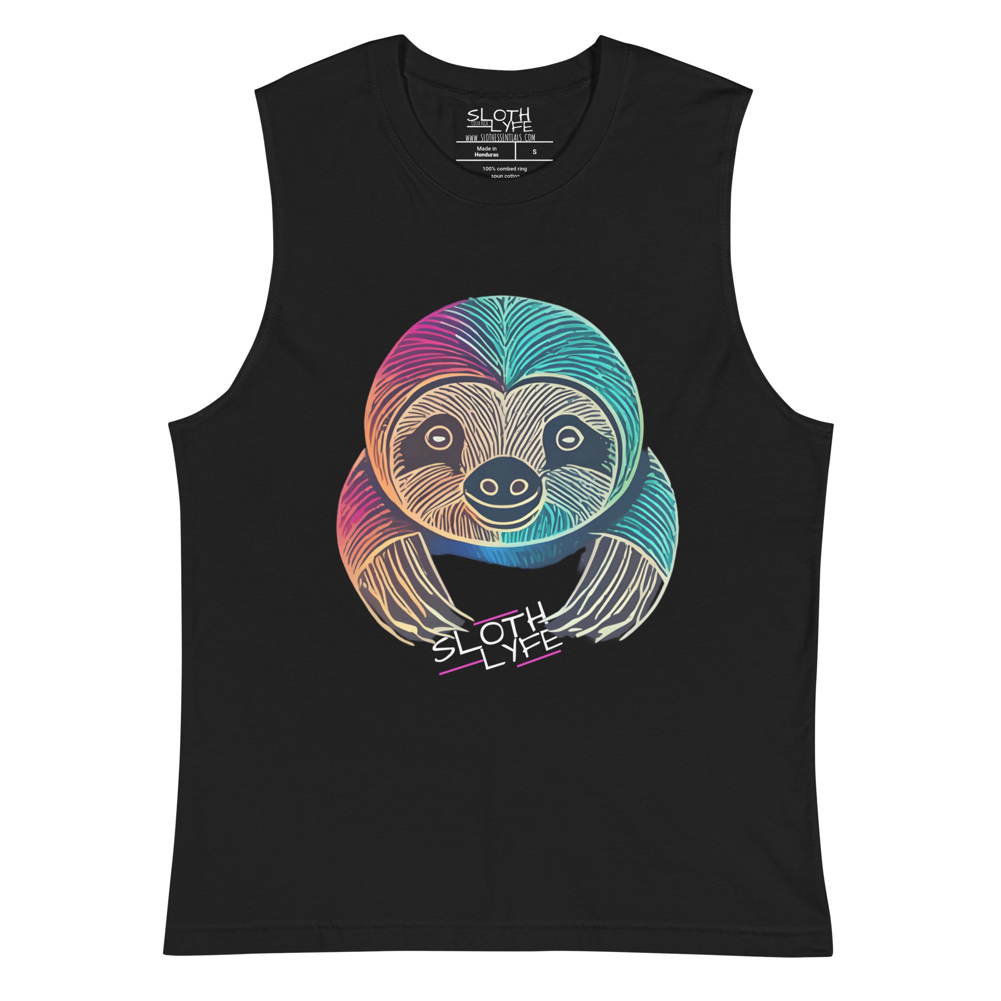 Sloth LYFE Color Logo Muscle Shirt