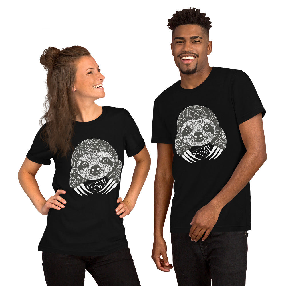 Sloth LYFE BW Logo T-Shirt