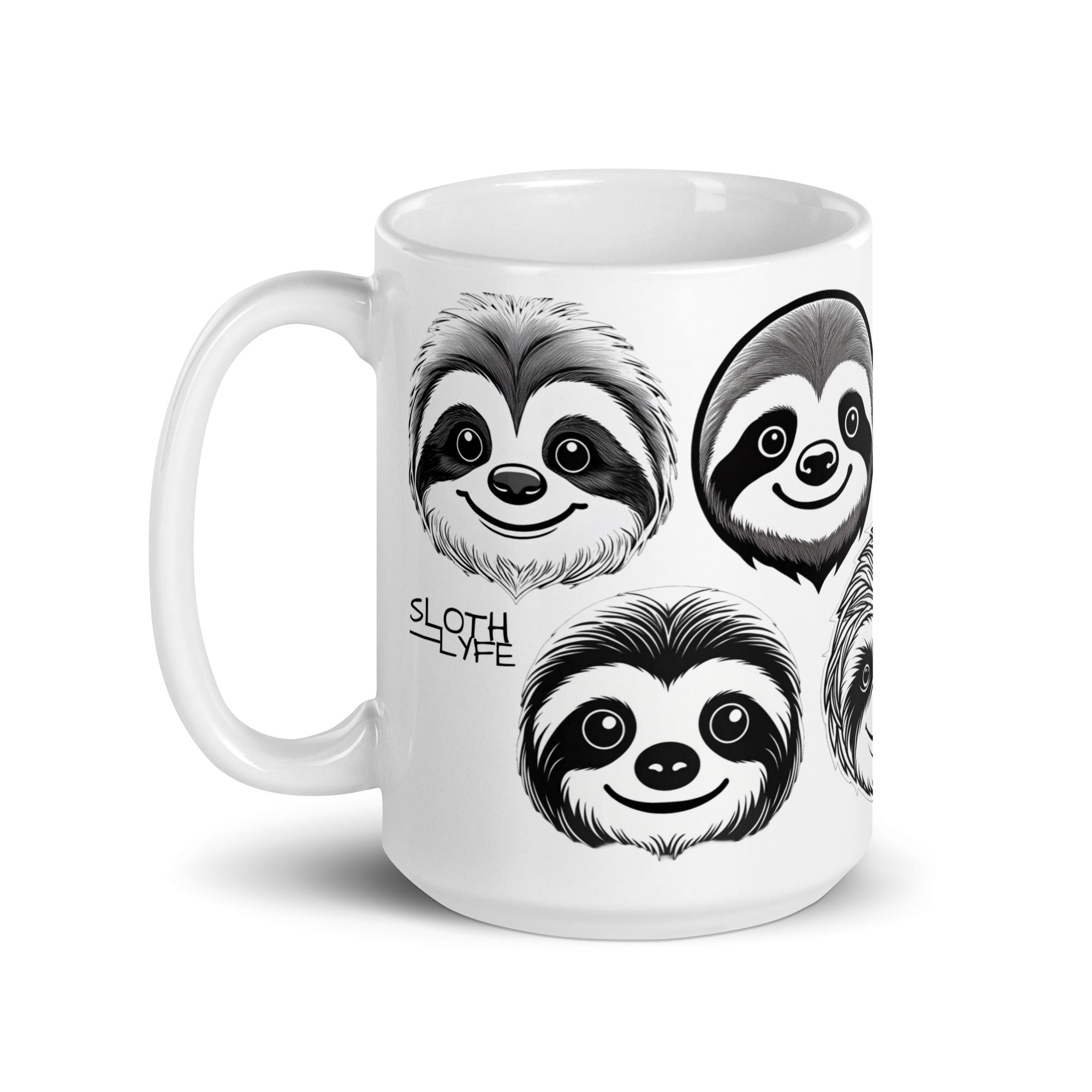 Cute Sloth inspired mug 15oz for drinking tea