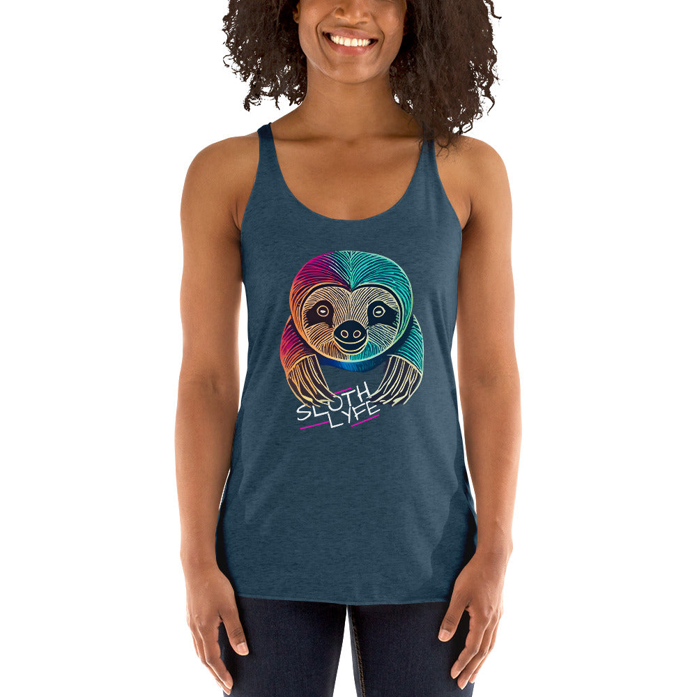 Women's Sloth LYFE Racerback Tank