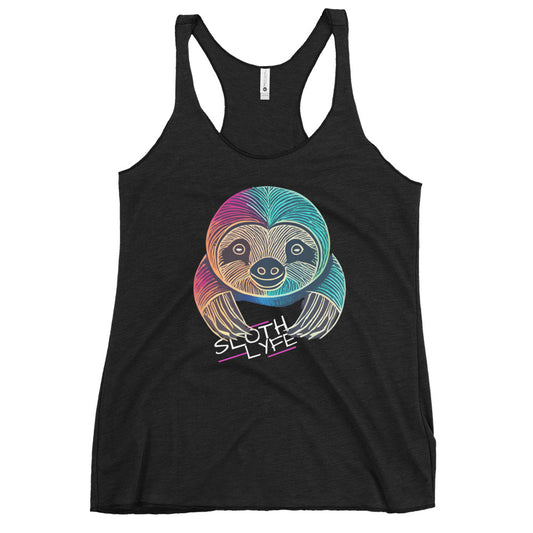 Women's Sloth Lyfe Racerback Tank