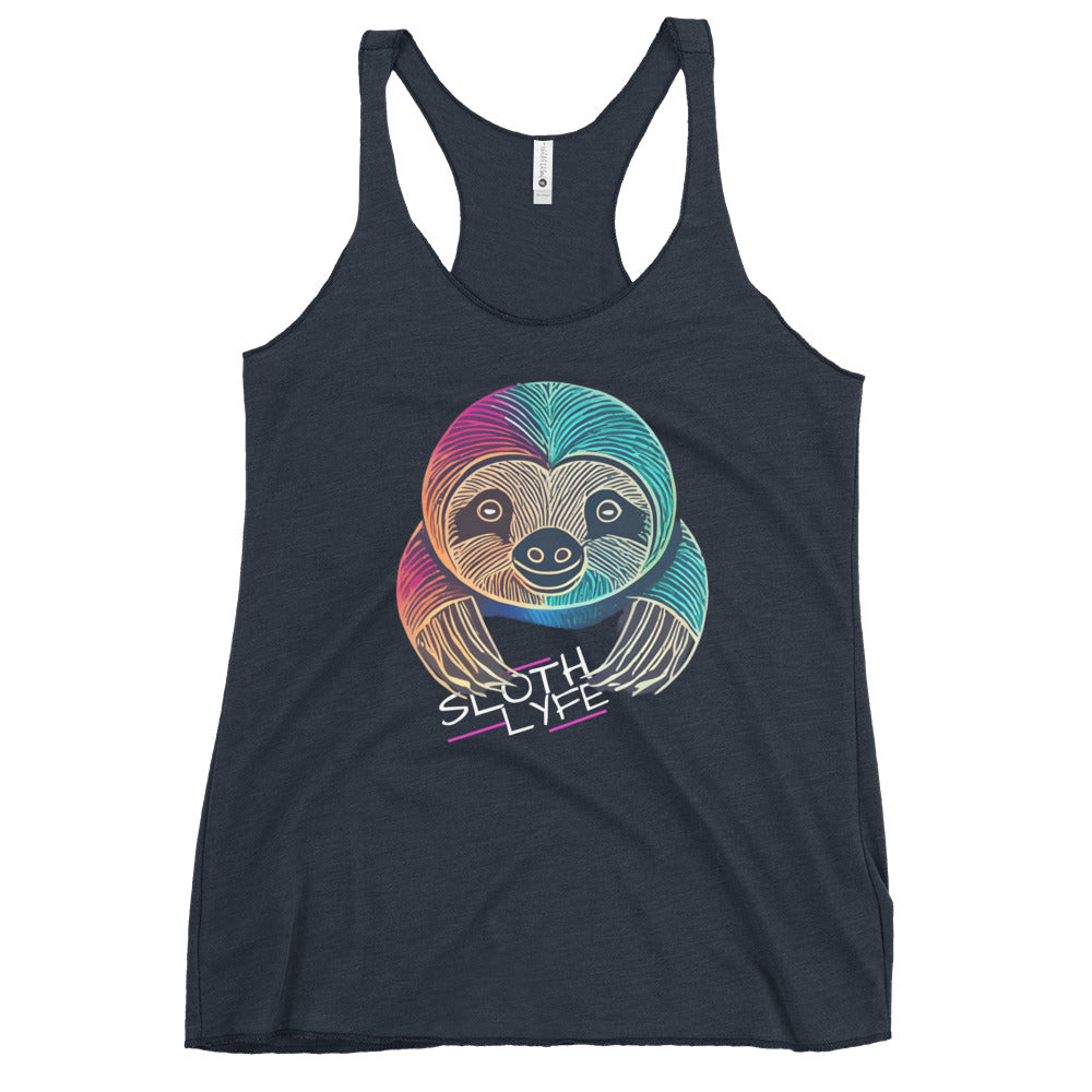 Women's Sloth LYFE Racerback Tank